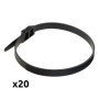 Colliers Serrage Nylon Noir 9x350mm (x20)