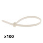 Colliers Serrage Transparent 140mm - Lot de 100