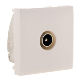 Prise TV Blanc Simplea - Montage Facile