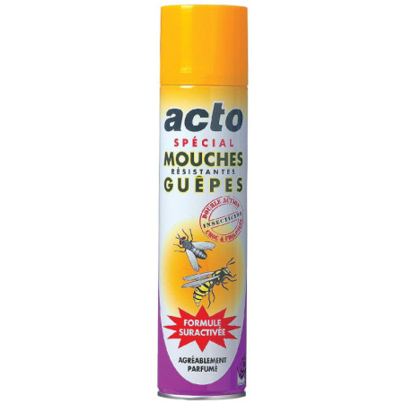ACTO Insecticide Mouches & Guêpes - Double Action