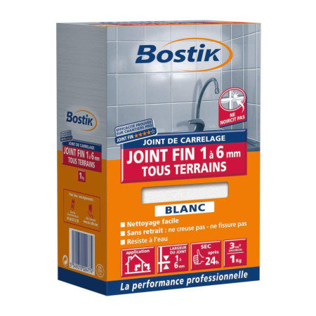 Joint fin Bostik Blanc Poudre 5kg