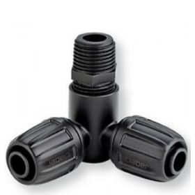 CLABER Raccord d'angle fileté 1/2'' Raccord Tuyau d'Arrosage