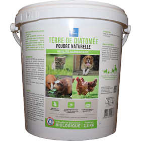 Terre de Diatomée Antiparasitaire Naturelle Animaux 2.5kg