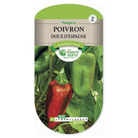 Poivron Doux d'Espagne Les Doigts Verts