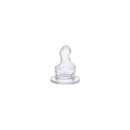 Tétine de biberon Repas 2 en silicone souple, anti-colique