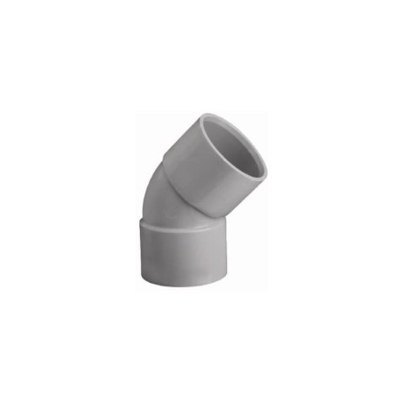 Coude PVC 45 FemelleFemelle D.32 à Coller