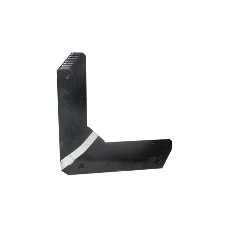 Équerre de Fixation Mermier 200x200 mm Noir