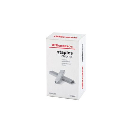 Office Depot - Agrafes Chromées - 5000 Pièces