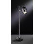 Lampadaire LED MEGAMAN Quincy Lofy NoirChrome 2,5W 20000h