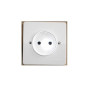 Prise Legrand Neptune 2P Sans Terre Blanc 80522