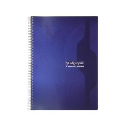 Cahier Calligraphe 180 pages - Couverture Rigide & Reliure Spirale