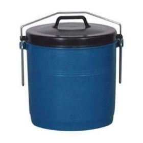 Poubelle Plastique Bleue 22L MENAGE BAZAR