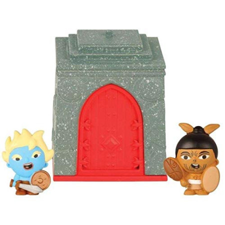 Figurines Guerriers & Temple Mystique - Jeu de Rôle Enfants