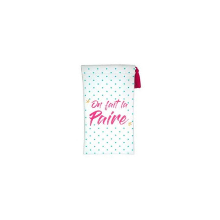 Etui à Lunettes "On fait la paire" Tendance et Pratique