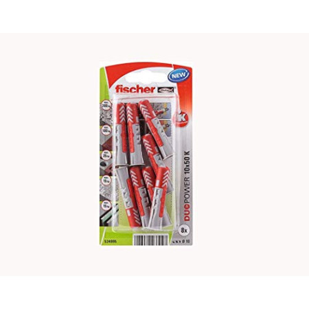 Cheville FISCHER DuoPower 10x50 Fixation Sûre