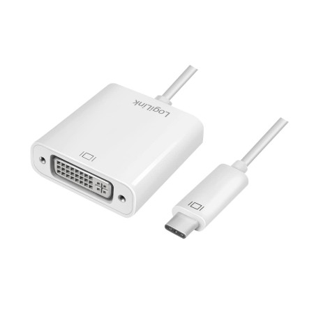 Adaptateur DVI USB LogiLink Blanc UA0245EA