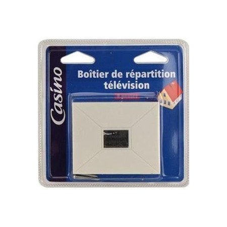Boitier Répartiteur Téléphone 4 Postes Blanc