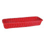 Plateau Rouge GN24 53x16,2x6,5 cm