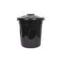 Poubelle Robuste en Plastique avec Anses Métal 51L