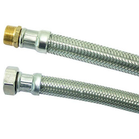 Flexible Boutté FM515 MF Fileté 500mm DN8 Argent