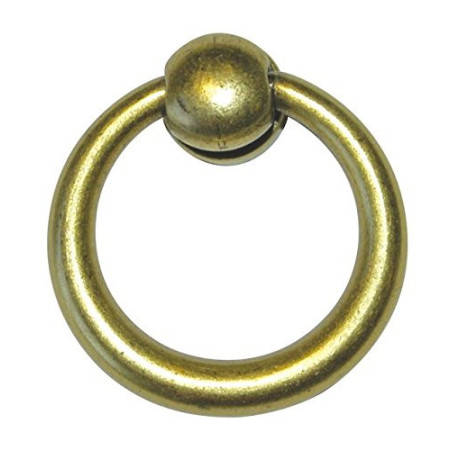 Anneau Rond CHRISLIGNE Zamak Vieilli Ø33mm 1 Pièce