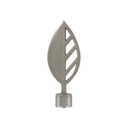 Rideaux Embouts de Tringle Motif Feuille Métal