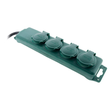 Multiprise Extérieure 4 Prises 16A Protection Étanche IP44