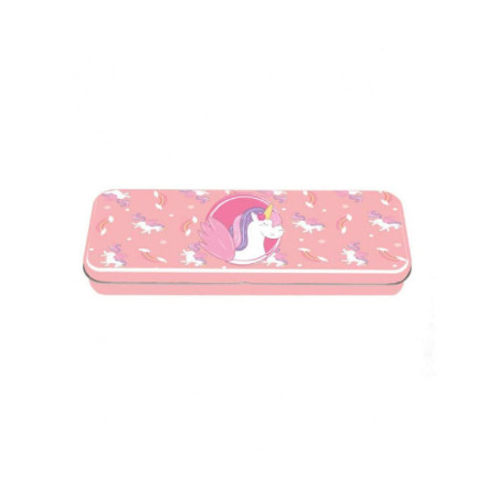 Boîte Licorne Rose - Rangement Crayons & Stylos