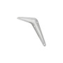 Console Emboutie Industrielle Acier Vernis Blanc 75x100mm