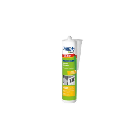 Mastic Silicone Bâtiment Blanc 310ml