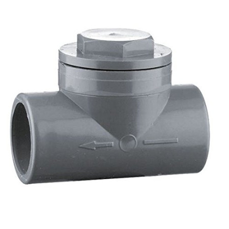Clapet Anti-Retour PVC D32 Évacuation Eaux Usées