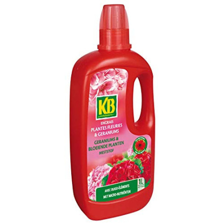 Engrais Liquide KB Fleurs & Géraniums 1L KBGER1