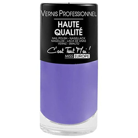 Vernis à Ongles Miss Europe Violet Haute Qualité