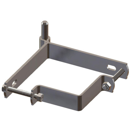 Gond Réglable pour Poteau 80-100 mm Acier Galvanisé