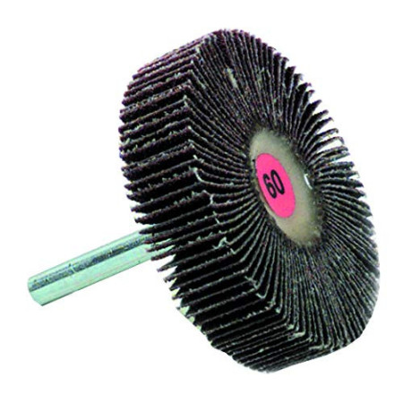 Roue à Lamelles Abrasives TIVOLY 40x15mm Grain 60 pour Perceuse