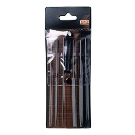 Jeu de 6 Limes Aiguille BAHCO 14cm Acier