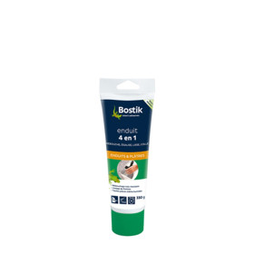 Enduit Mural Bostik 4 en 1 Blanc Répare & Lisse 330g
