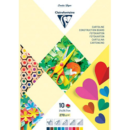 Clairfontaine Papier Création 270g/m² - 10 feuilles