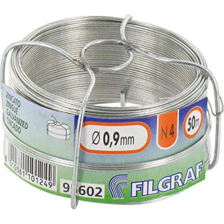 Fil de fer galvanisé FILGRAF - 0,9 mm - 50 mètres