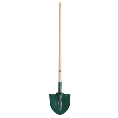 Pelle ronde tôle - Outil de jardinage robuste 29 cm