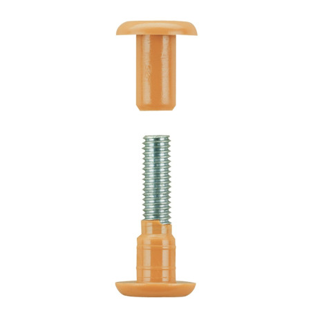 Vis Liaison Hettich 34-45mm Diamètre 8mm Plastique Hêtre Blister 10