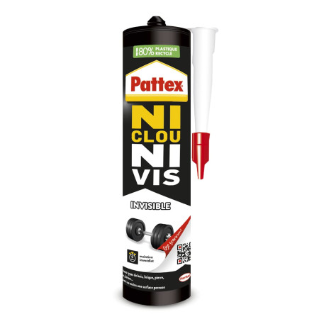 Pattex Ni Clou Ni Vis: Colle Fixation Surpuissante Invisible
