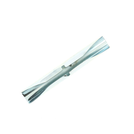 Rideaux Raccord de Tringle en Acier Gris Métal 12 cm